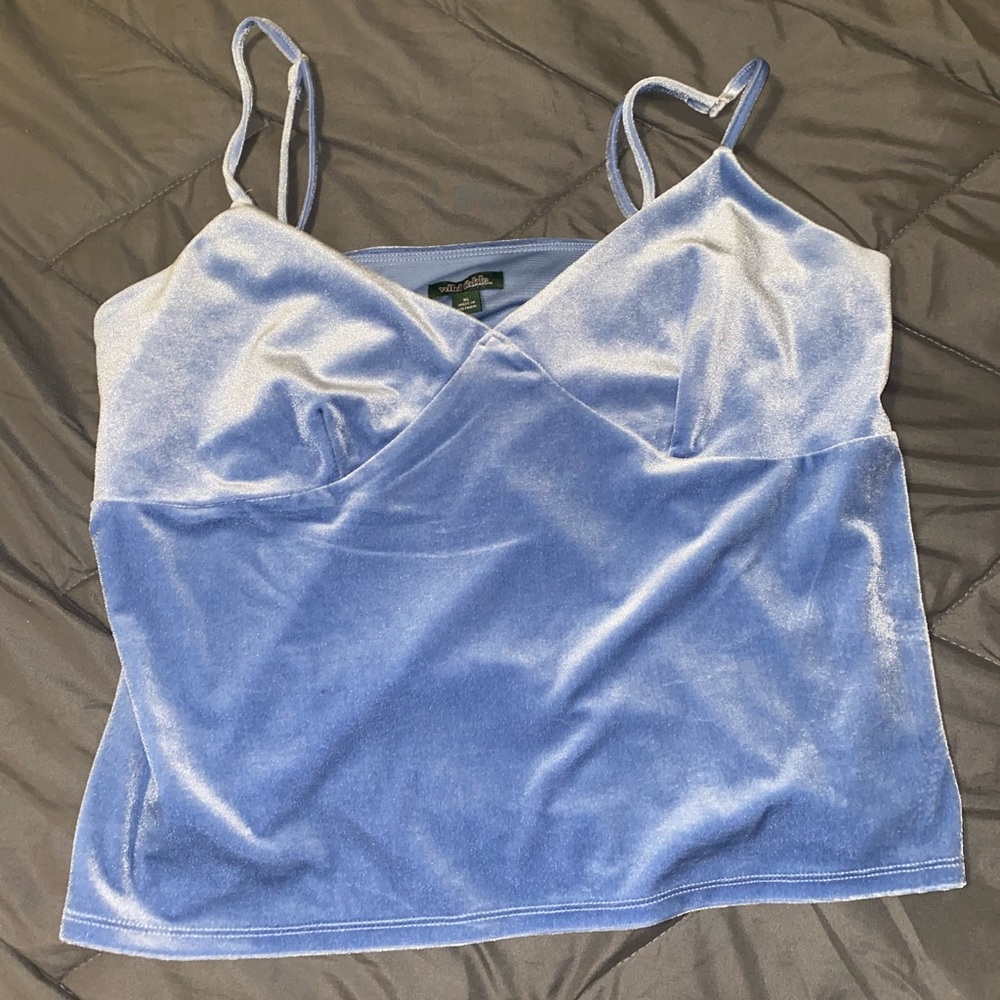 Velvet tank top